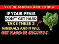 Over 60? Top 3 Minerals for Energy, Performance &amp; Vitality You Should Take! (Stronger Erections)