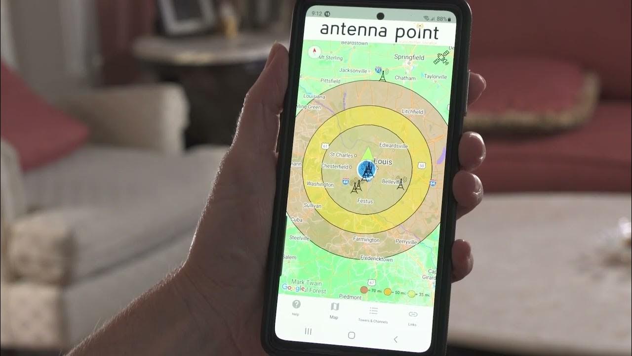 Find the TV Towers and learn how to use our Antenna Point App for iOS
