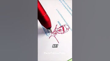 The Man With the Most Uncopyable Signature 😳✍️