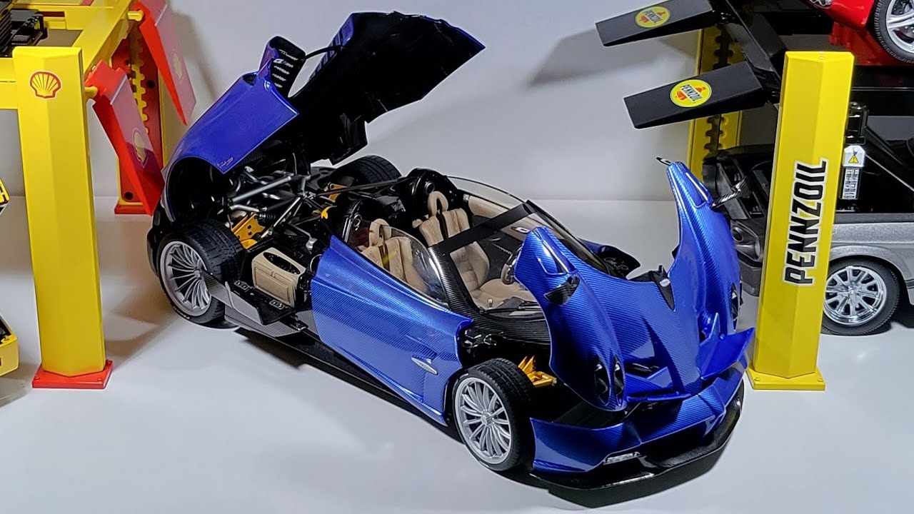 1:18 Part 1of2 - Pagani Huayra Roadster by AUTOart - YouTube