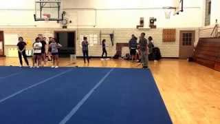 My round off backhand spring layout !
