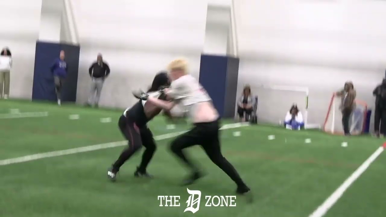 Lansing Everett 2026 RB/MLB/OLB Javari Funches (Ferris State commit) 2025 Rising Stars highlights