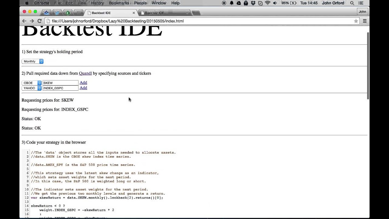 Lazy Backtest IDE - Speed Improvement Release