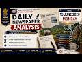 The Mains Pillar | The Assam Tribune Newspaper Analysis | 15 June, 2026 | APSC Mains