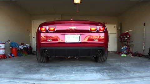 2013 Camaro SS Muffler Delete with resonator still on