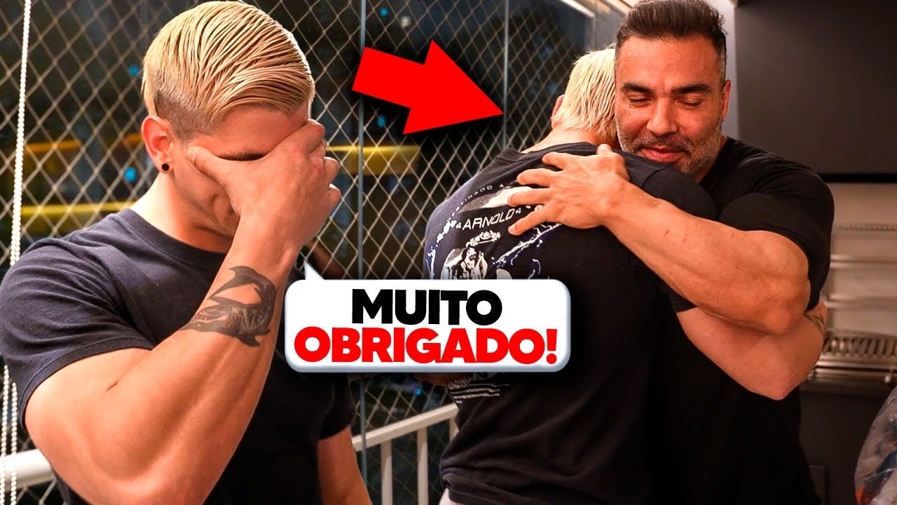 URUGUAIO SE EMOCIONOU COM A SURPRESA!!