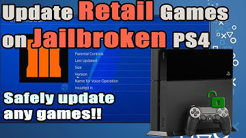 How to Update Retail games on a Jailbroken PS4