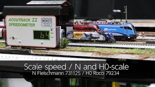 Scale speed / European N and H0-scale - VLOG56