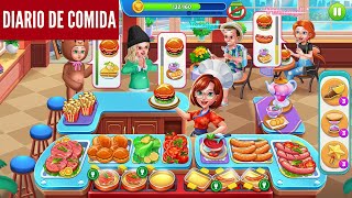 🍑 Diario de Comida 🍟 Juegos de cocina y restaurantes 🍆 Gameplay Español 🍡 screenshot 1