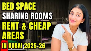 Dubai Cheap Bed Space VS Partition Rooms - Sharing Room Rent In Dubai Dubai Living Cost