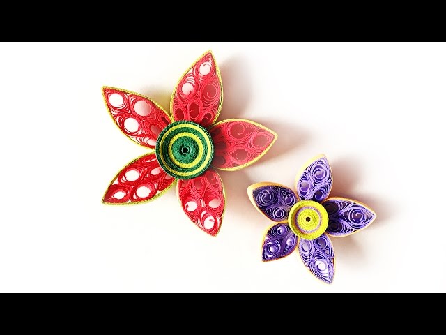 diy paper quilled flower for decoration paper quilling art