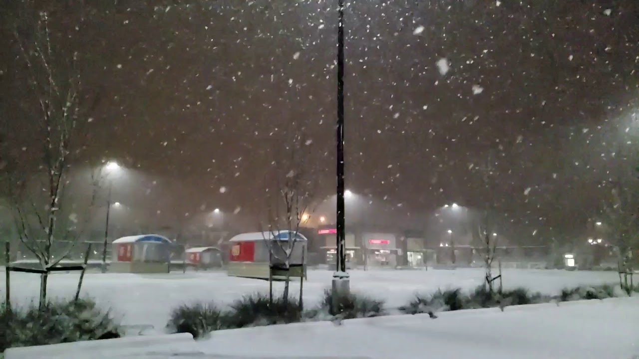 Its Snowing in Richmond BC YouTube
