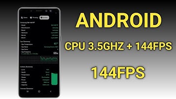 Ontgrendel 120 fps Android + CPU 3,5 GHz 144 fps Geen root 100% werkend | Max FPS, vertraging opg...