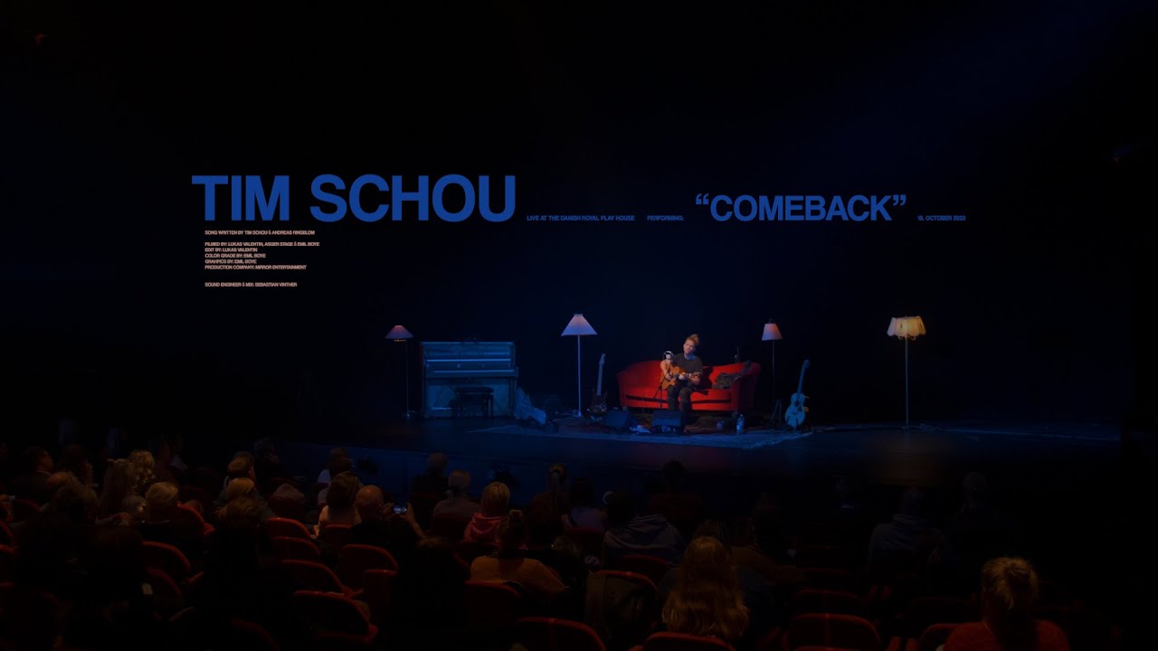 Thorns Bliv sammenfiltret forsinke Tim Schou - Comeback - Live @ The Danish Royal Playhouse - YouTube