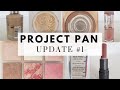 project pan check-in #1 // project pan update 1// makeup im using up