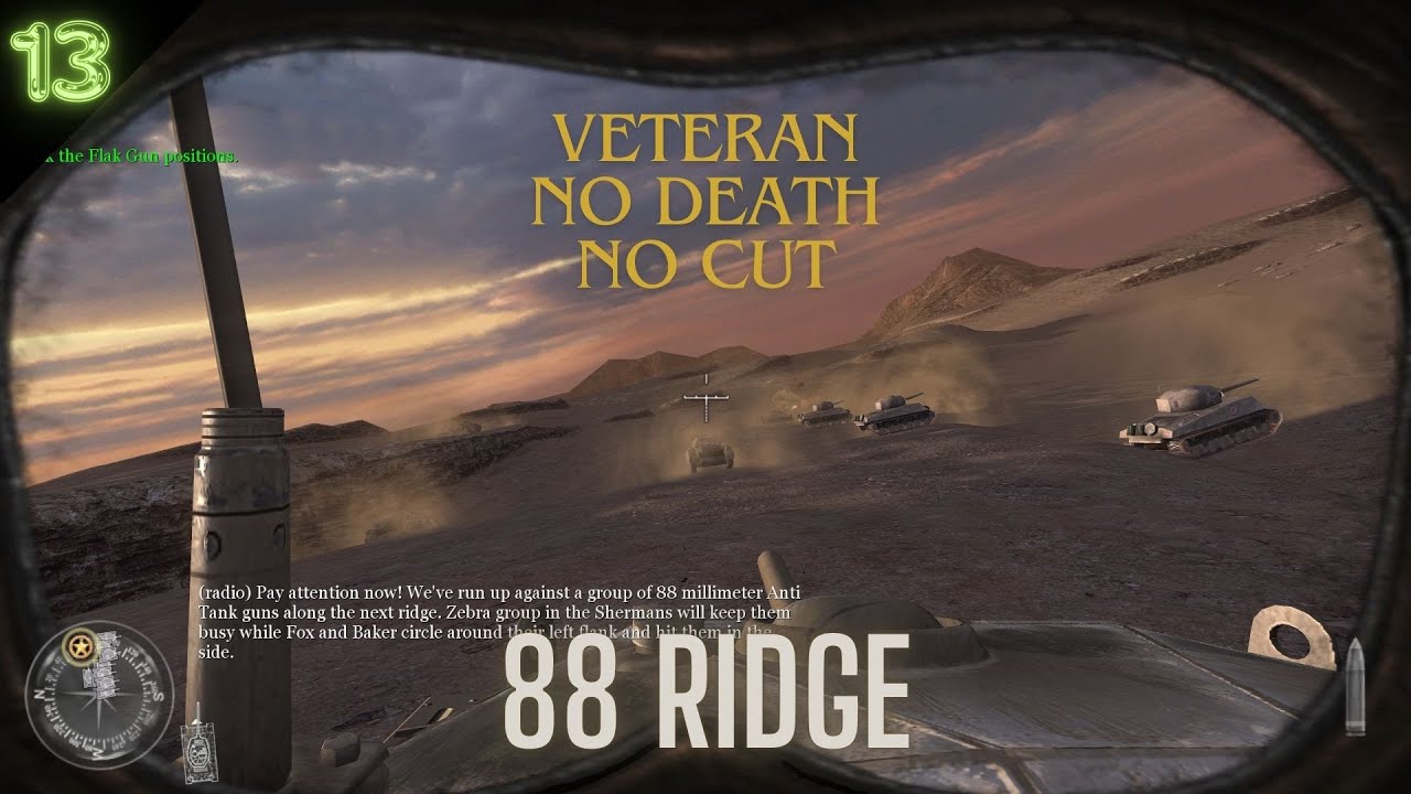 Call of Duty 2 / VETERAN / 88 Ridge / No Death / No Cut / PARADISE ...
