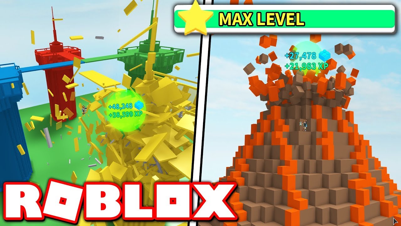 Reaching New Max Level 55 In Destruction Simulator New Area Update Roblox Youtube - destruction simulator roblox destruction simulation roblox