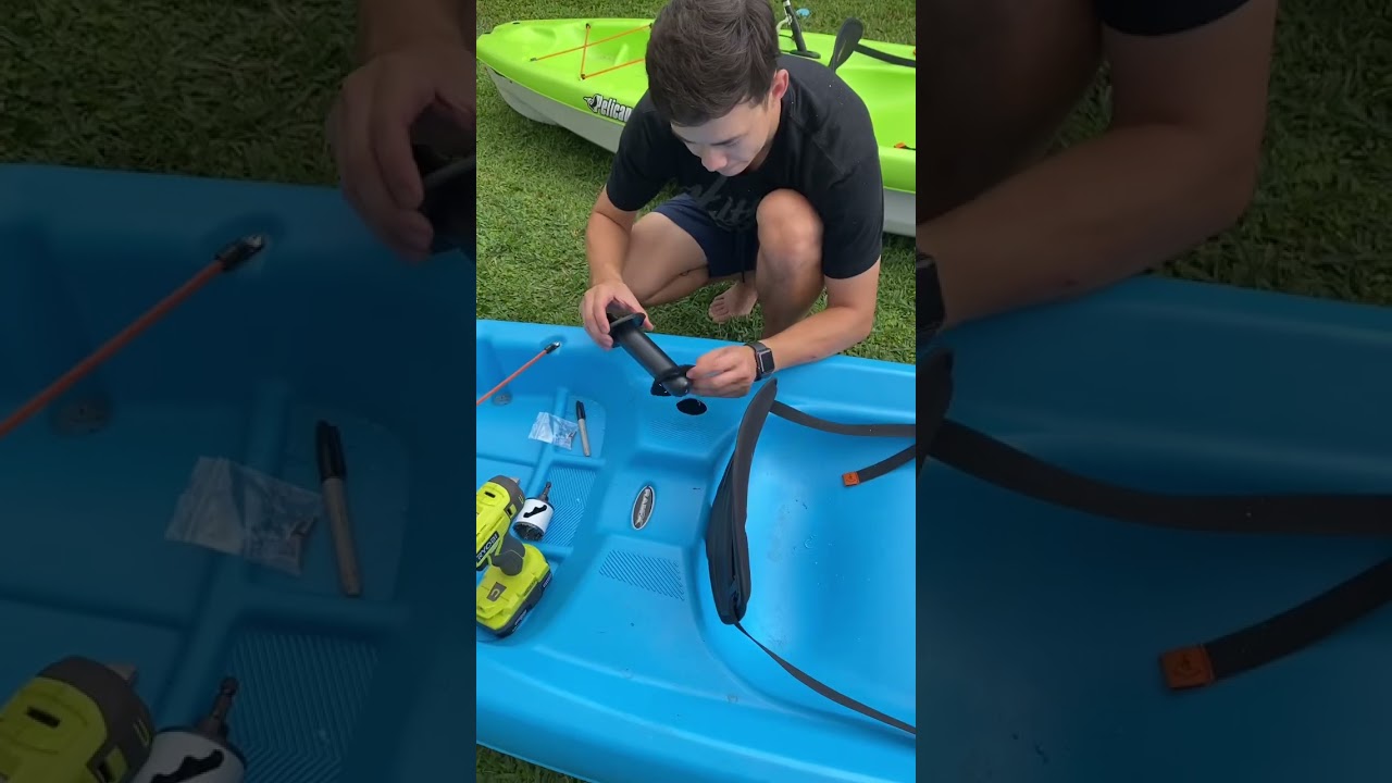 Kayak fishing pole holder upgrade!