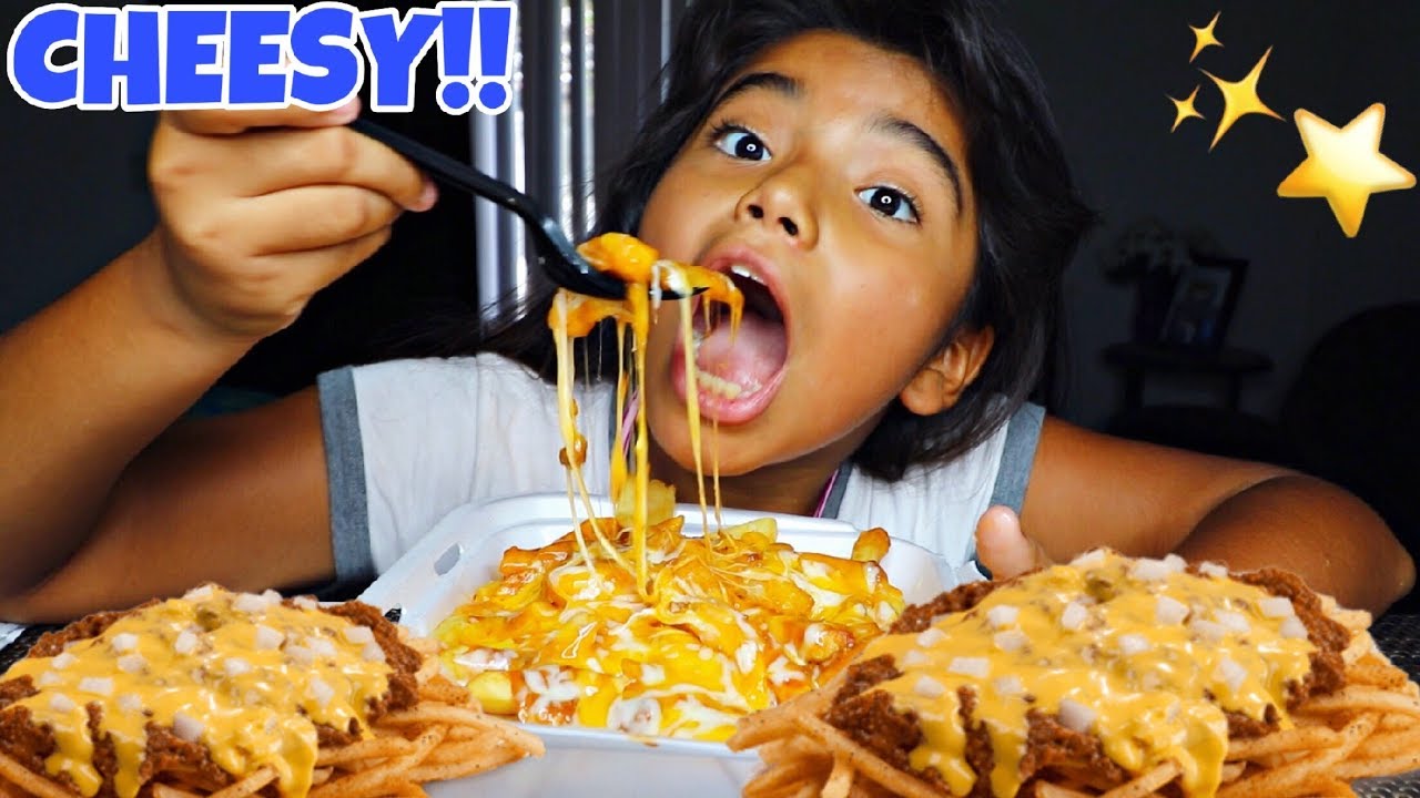 Epic *CHEESY* Chili Cheese Fries Mukbang + ⭐️TASTEE VOICEOVERS⭐️