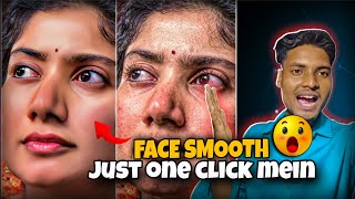 One click face smooth Editing in mobile | sai pallavi Face smooth Editing #viral #facesmooth    screenshot 1