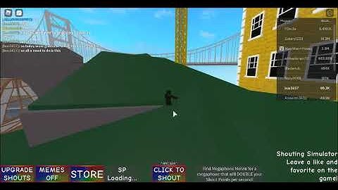 how to do the flying glitch in Shouting Simulator!