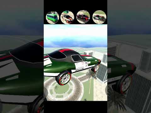 All Racing Cars Jump Test From Highest Building🔥🤯 | Indian Bike Driving 3d #shorts #viralshort
