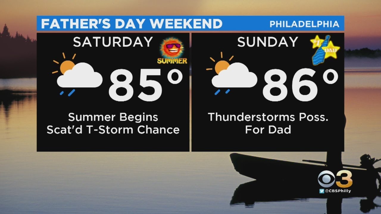 Philadelphia Weather: Warm And Muggy Weekend - YouTube
