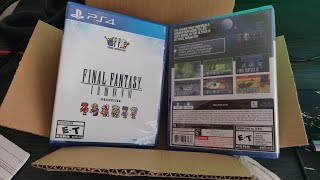 Final Fantasy I-VI Collection Pixel Remaster PS4 unboxing