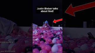 Justin Bieber talks about God during Livestream! 🤯 #justinbieber #jesus #christian #shorts