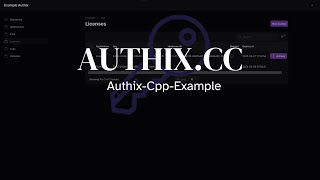 How To Use The Authix Cpp Example