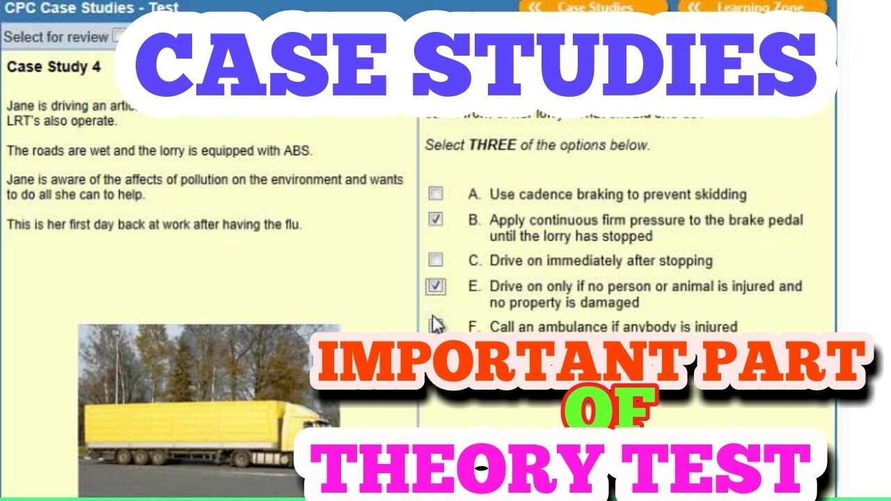 case study theory test