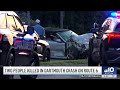 Officials ID two people killed in Dartmouth crash on Route 6