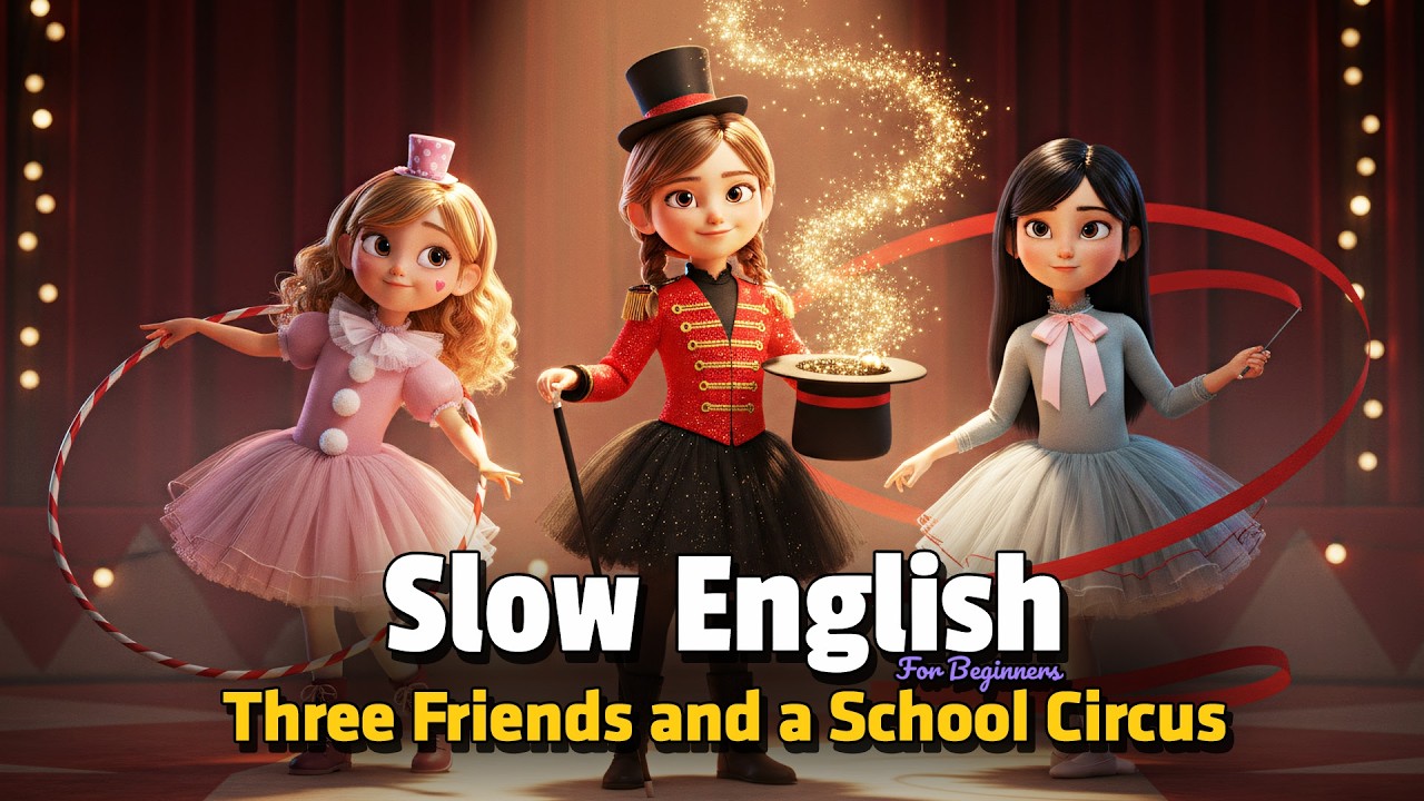 A School Circus and a Magic Show | Easy English Listening Story (A2 Level)