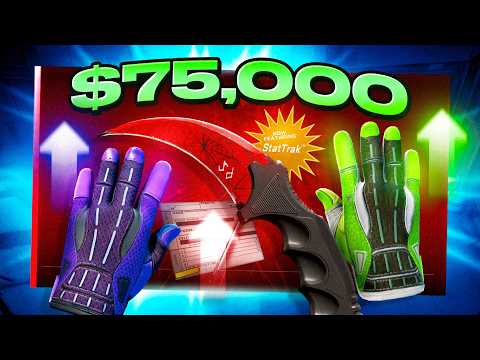 $75,000 Of Cs2 Gold Trade Ups (insane Hits)