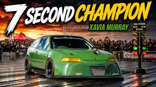 FASTEST 4-CYLINDER IN JAMAICA! Xavia Murray Runs 7.929 at 183+ MPH