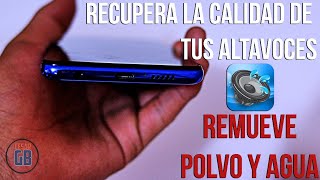 RECUPERA La CALIDAD De Tus ALTAVOCES || REMUEVE POLVO Y AGUA De Tus Bocinas || ANDROID 2021 screenshot 3