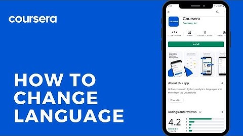 How To Change Language Preference In Coursera | Change Language Coursera