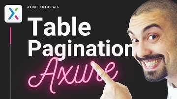 How to create a working Table Pagination in Axure RP10 - EASY PEASY 🍋