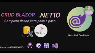 CRUD SQLServer .Net 10 con Blazor Web App Server paso a paso