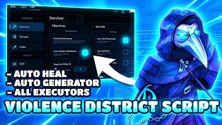 *NEW* Violence District Script (PASTEBIN 2026) ( NO SKILLCHECK , ESP , KILL ALL , WALKSPEED )