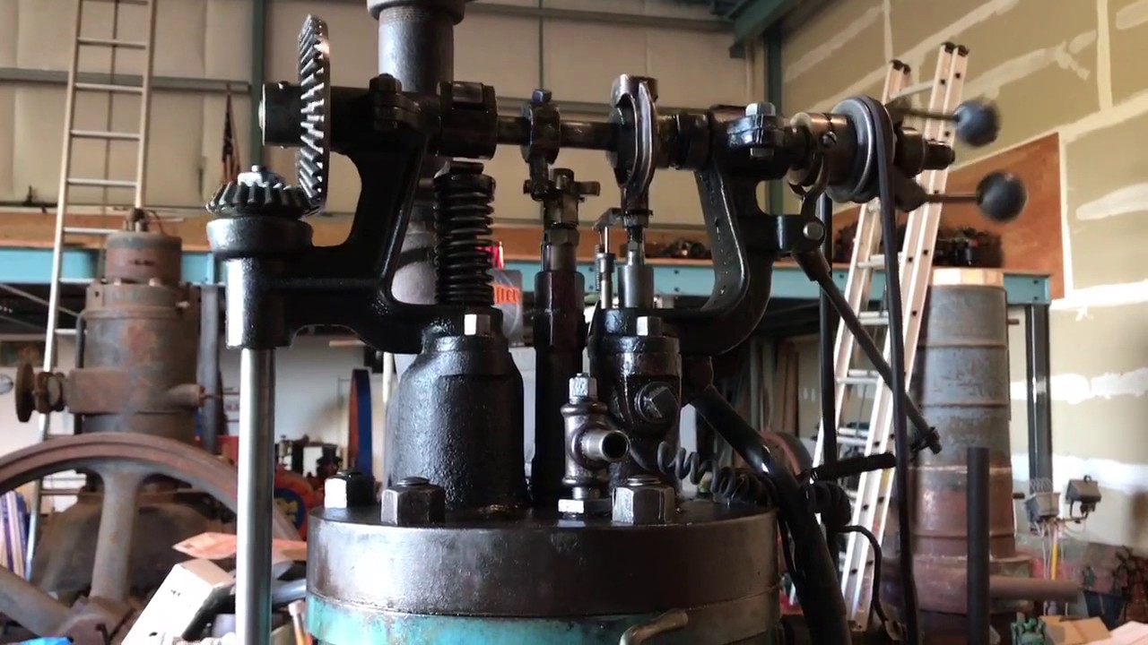 1893 Golden Gate Gas Engine S F California 8 HP - YouTube