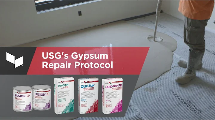 USG's Guide to Gypsum Underlayment Repair - DayDayNews