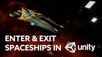 Unity Enter Spaceship / Vehicle Tutorial -  Cinemachine Camera Switching - Sci Fi Game Series Ep 3