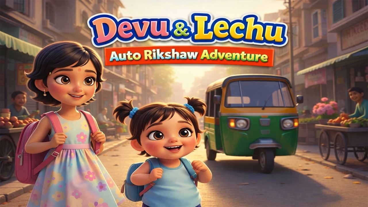 Devu & Lechu | The Auto Rickshaw Adventure (Animated Story) | Most ...