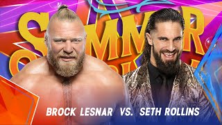 Full Match - Seth Rollins Vs. Brock Lesnar Wwe Summerslam 2022