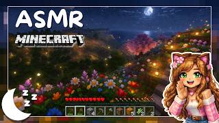 Starter Base in the Coziest Biome | Minecraft ASMR Whispers & Gum Chewing