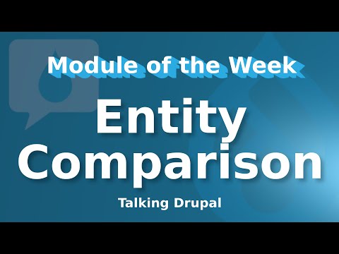 Drupal Module: Entity Comparison