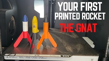 The Gnat - Your first 3d printed model rocket