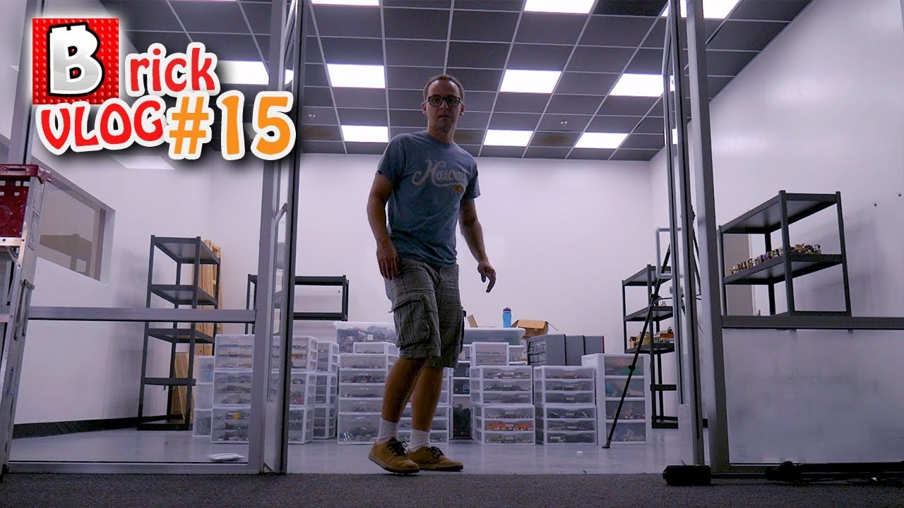 First LOOK at our NEW BIG LEGO STUDIO! | Brick VLOG #15