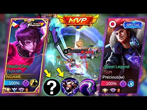 BEST BUILD TO COUNTER SUN BASIC ATTACK IN LATE GAME! | DYRROTH WITH BUFFED BLADE ARMOR!! | MLBB